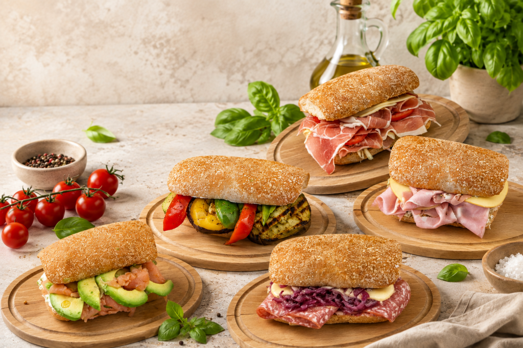 Ciabatte italiane a Praga - FOOD AND LOVE