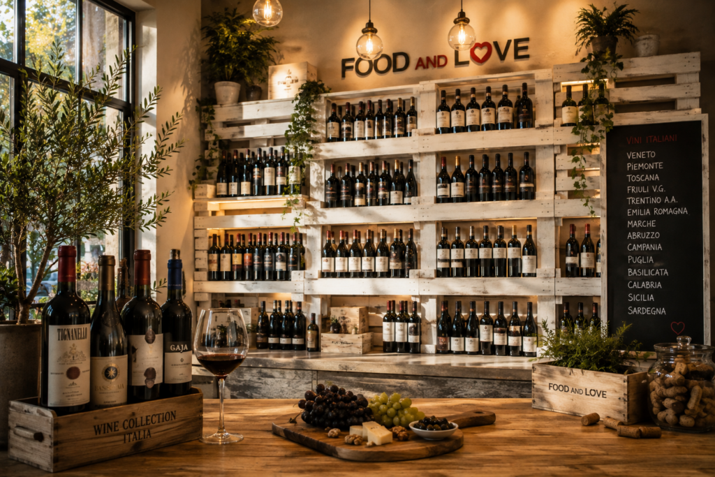 Vini italiani a Praga - Vinoteca FOOD AND LOVE